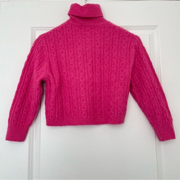 Zara Girls Turtleneck Sweater Pink - Picture 5 of 5